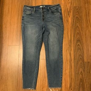 Old Navy Rockstar Super Skinny Ankle Mid-Rise 12